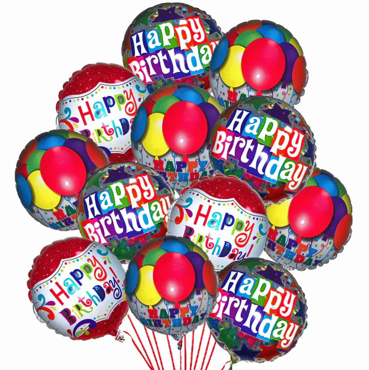 Ramo de globos de cumpleaños