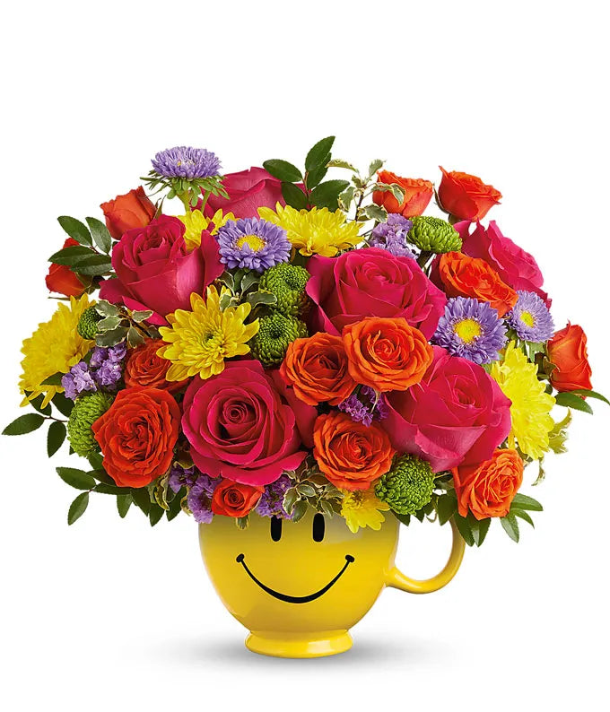 Happy Blooms Bouquet - Same-Day Flower Delivery Palm Beach Gardens, FL