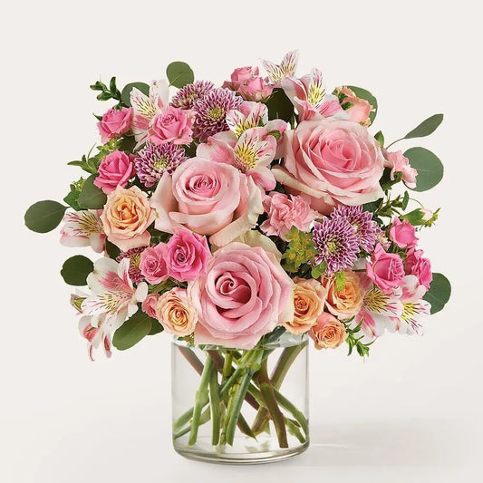 Pink Perfect Happiness Bouquet - Same-Day Delivery Lake Worth Beach, FL