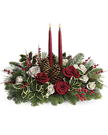 Centro de Mesa de Deseos de Navidad