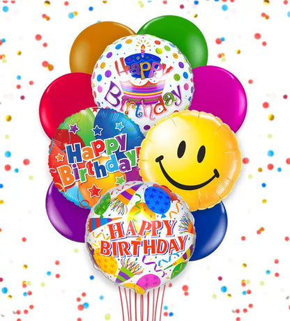 Ramo de globos de cumpleaños