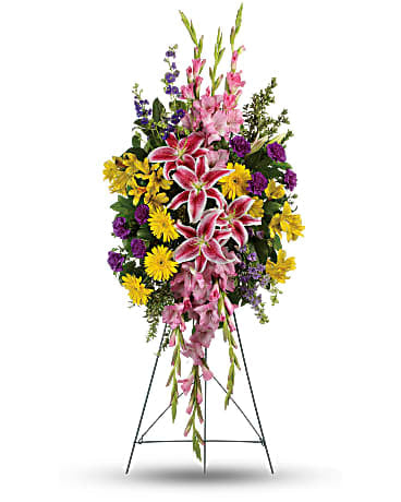 Arreglo Floral Arcoíris del Recuerdo