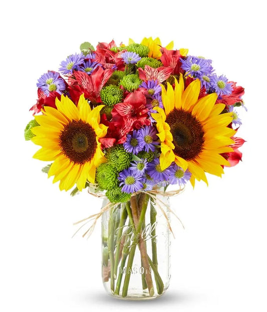Fields of Gold Mason Jar