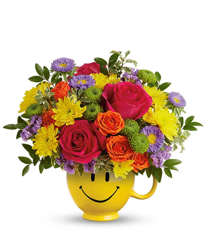 Happy Blooms Bouquet - Same-Day Flower Delivery Palm Beach Gardens, FL