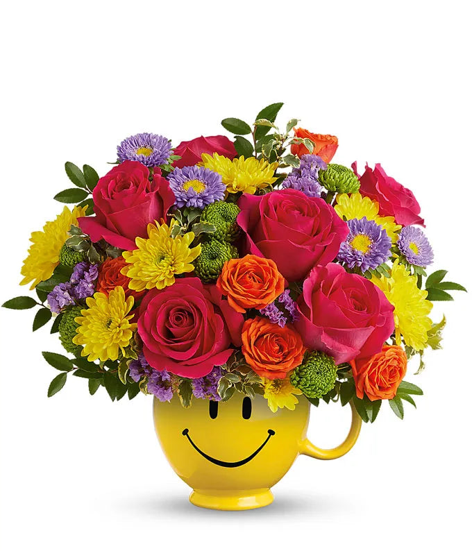 Happy Blooms Bouquet - Same-Day Flower Delivery Palm Beach Gardens, FL
