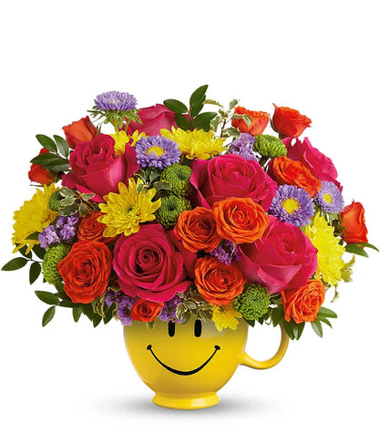 Happy Blooms Bouquet - Same-Day Flower Delivery Palm Beach Gardens, FL