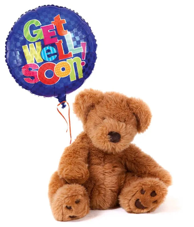 Get Well Bear & Balloon - Same-Day Delivery Jupiter, FL