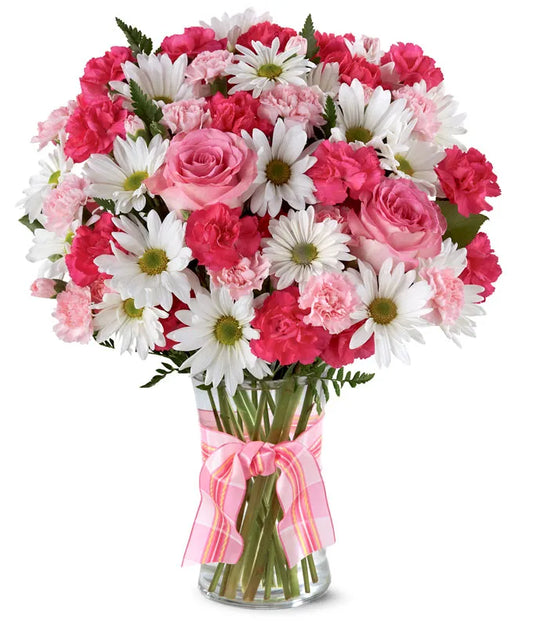 Pink Surprise Bouquet - Same-Day Flower Delivery Lake Worth Beach, FL