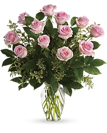 Pink Roses Bouquet - Same-Day Flower Delivery West Palm Beach, FL