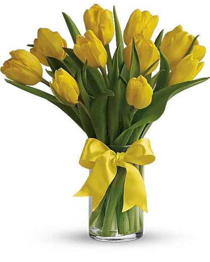 Tulipanes Amarillos Soleados