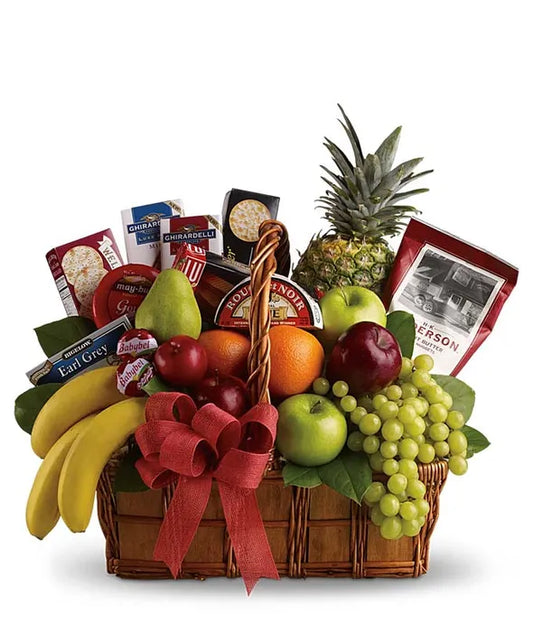 Cesta de frutas gourmet